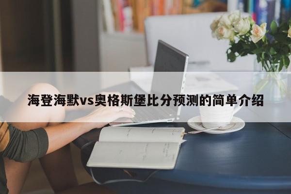 海登海默vs奥格斯堡比分预测的简单介绍